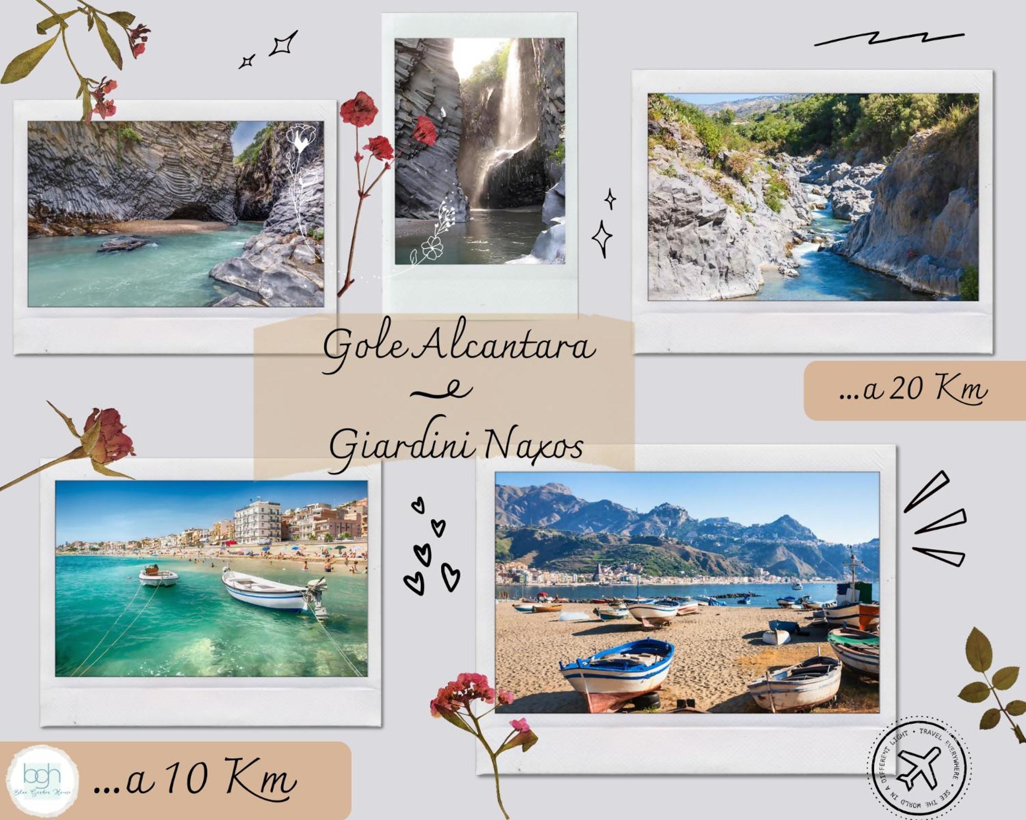 מסקלי Blue Garden Home Isola Bella Taormina חדר תמונה