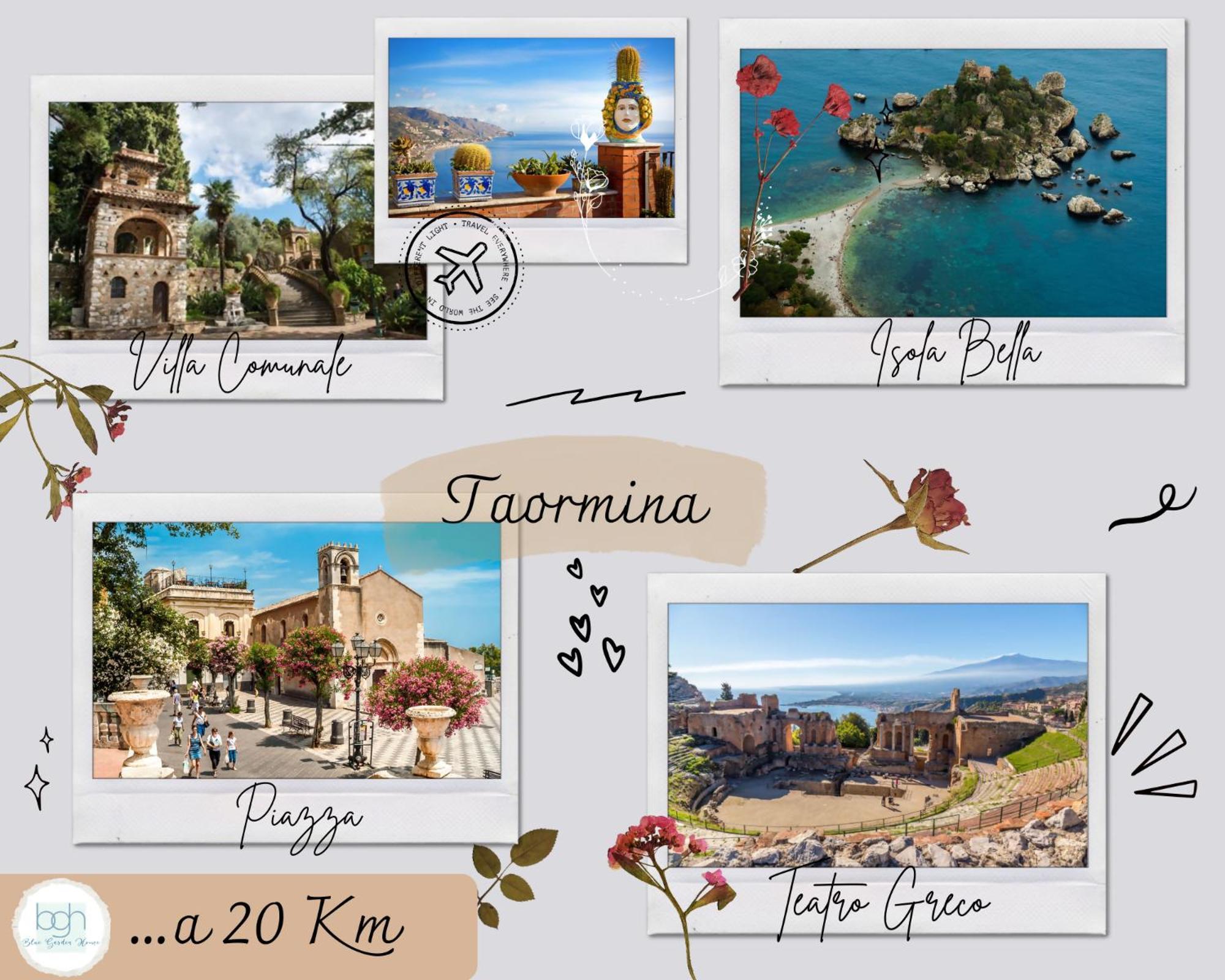 מסקלי Blue Garden Home Isola Bella Taormina חדר תמונה